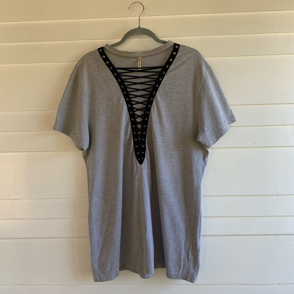 LF Grey Oversized T-shirt